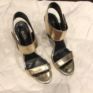 Enzo Angioloni Gold Metallic  Sandal